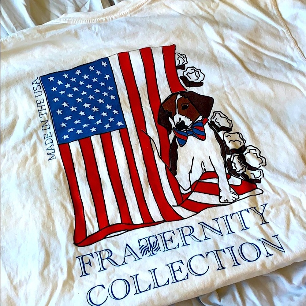 Fraternity Collection Patriotic Tee